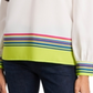 Blusa listrada Eliza feminina Riley &amp; Rae, verde, tamanho X-S