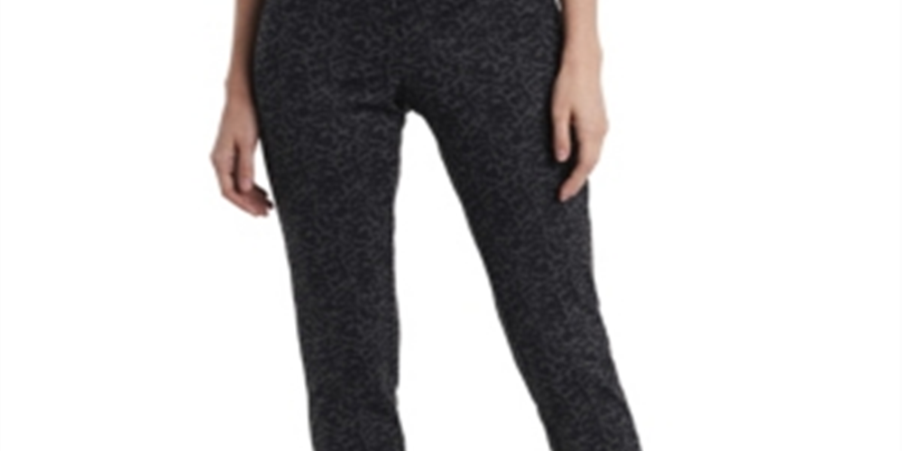 Calça cropped feminina Vince Camuto Wear To Work, preta, tamanho 4