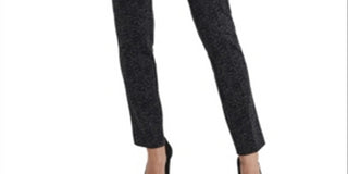 Calça cropped feminina Vince Camuto Wear To Work, preta, tamanho 4