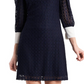 Vestido de renda Riley &amp; Rae Leyla azul marinho preppy tamanho G