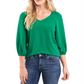 Top CeCe Feminino Gola V Verde Tamanho Médio