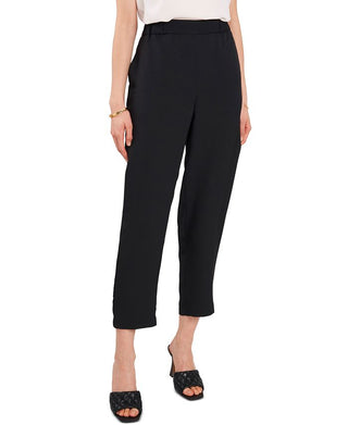 Calça feminina Vince Camuto com base líquida, preta, tamanho grande