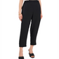 Calça feminina Vince Camuto Liquid Base Pull On Preta Tamanho X-G