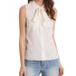 Blusa sem mangas com decote em V e estampa Camryn da Riley &amp; Rae, feminina, branca, tamanho X-G