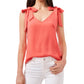 Regata feminina Lily da Riley &amp; Rae, laranja, tamanho XX-G