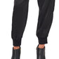 Calça jogger cargo feminina Vince Camuto Luxe Satin preta tamanho X-G