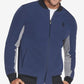 Jaqueta bomber Skechers Go Walk Wear Skechweave Premium Colorblocked Masculina Azul Tamanho XXX-G