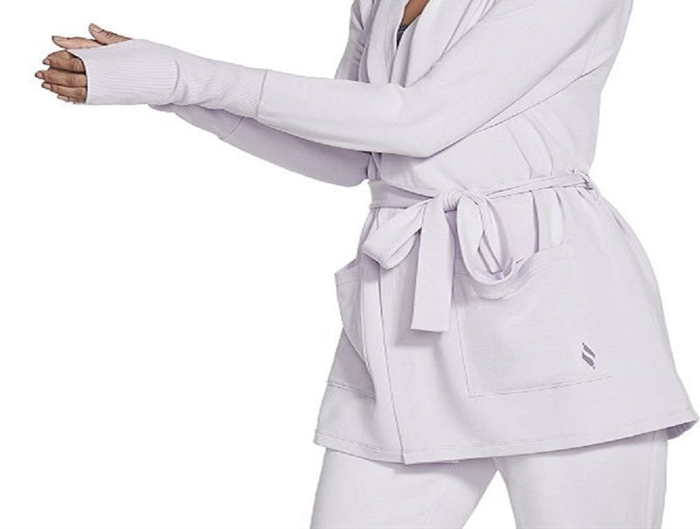 Skechers Golounge Everyday com capuz e cinto feminino roxo