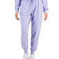 Calça jogger com cordão Skechers Restful para mulheres, roxa, tamanho médio