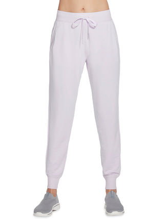 Calça jogger Skechers feminina Restful, roxa, tamanho extragrande