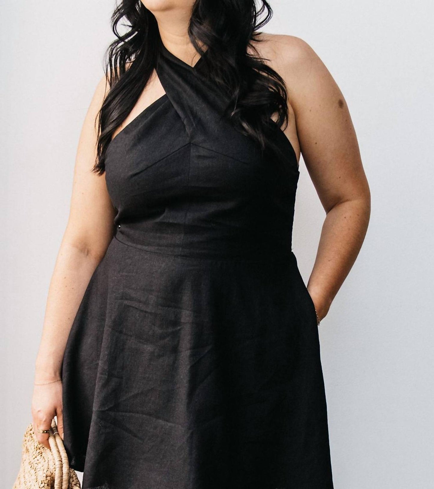 Steve Madden - Wrap Neck Mini Dress