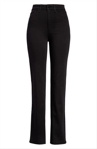 Calça jeans feminina preta Nina cintura alta bootcut tamanho 24 da Rag &amp; Bone