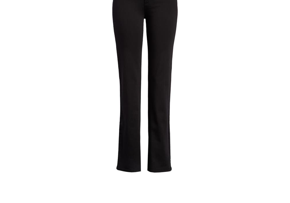 Calça jeans feminina preta Nina cintura alta bootcut tamanho 24 da Rag &amp; Bone