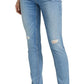 Rag &amp; Bone Calça Jeans Feminina Dre Cintura Baixa Slim Boyfriend Azul Tamanho 27