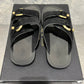 Sandália feminina Rag &amp; Bone Bailey Slide preta tamanho 8
