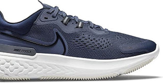 Tênis de corrida Nike React Miler 2 masculino, azul/Thunder, tamanho 8 D, médio, EUA
