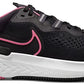 Tênis de corrida Nike React Miler 2 feminino, preto/rosa, tamanho 7,5 B(M) EUA