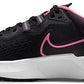 Tênis de corrida Nike React Miler 2 feminino, preto/rosa, tamanho 7,5 B(M) EUA