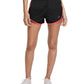 Shorts de corrida Nike Dri Fit Solid Tempo feminino, preto, tamanho grande