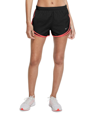 Shorts de corrida Nike Dri Fit Solid Tempo feminino, preto, tamanho grande