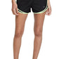 Shorts de corrida Nike Dri Fit Solid Tempo feminino, preto, tamanho grande
