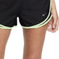 Shorts de corrida Nike Dri Fit Solid Tempo feminino, preto, tamanho grande