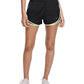 Shorts de corrida Nike Dri Fit Solid Tempo feminino, preto, tamanho pequeno