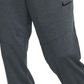Calça de treino Nike masculina de malha cinza, tamanho P