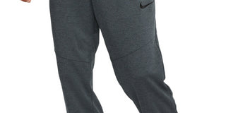 Calça de treino Nike masculina de malha cinza, tamanho P