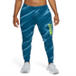 Calça de treino Nike Dri-FIT Fleece masculina, azul, tamanho pequeno