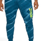 Calça de treino Nike Dri-FIT Fleece masculina, azul, tamanho pequeno