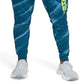 Calça de treino Nike Dri-FIT Fleece masculina, azul, tamanho pequeno