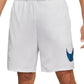 Shorts de treino Nike Dri Fit Sport Clash masculino, branco, tamanho médio