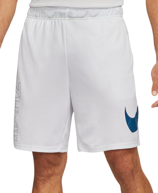 Shorts de treino Nike Dri Fit Sport Clash masculino, branco, tamanho médio