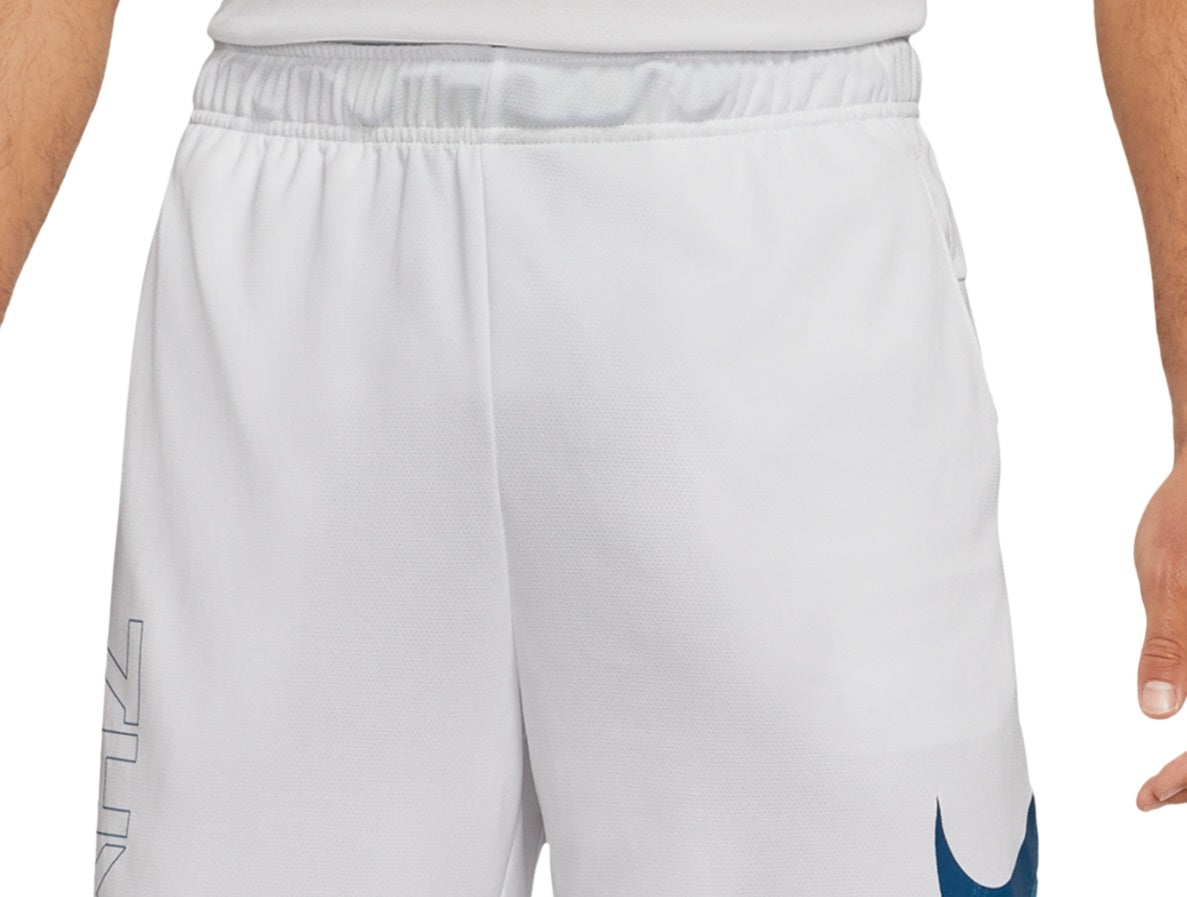Shorts de treino de corrida masculino Nike, branco, tamanho extragrande