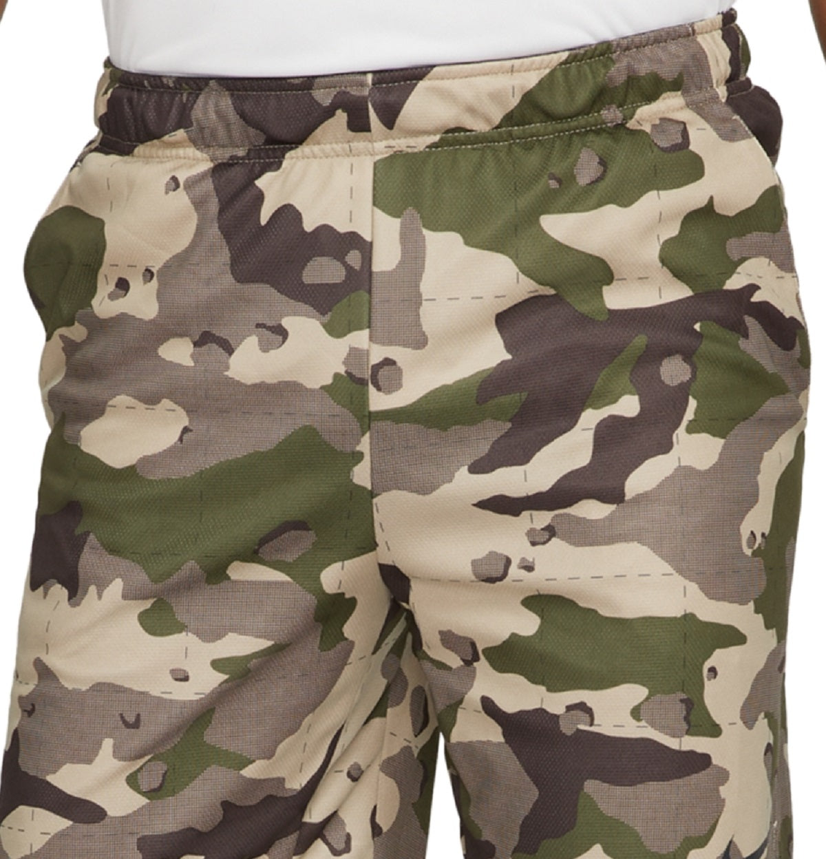 Shorts de treino Nike Dri Fit Camo masculino marrom tamanho GG