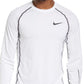 Camiseta Nike Pro Dri Fit Performance Slim Fit Masculina Branca Tamanho Grande