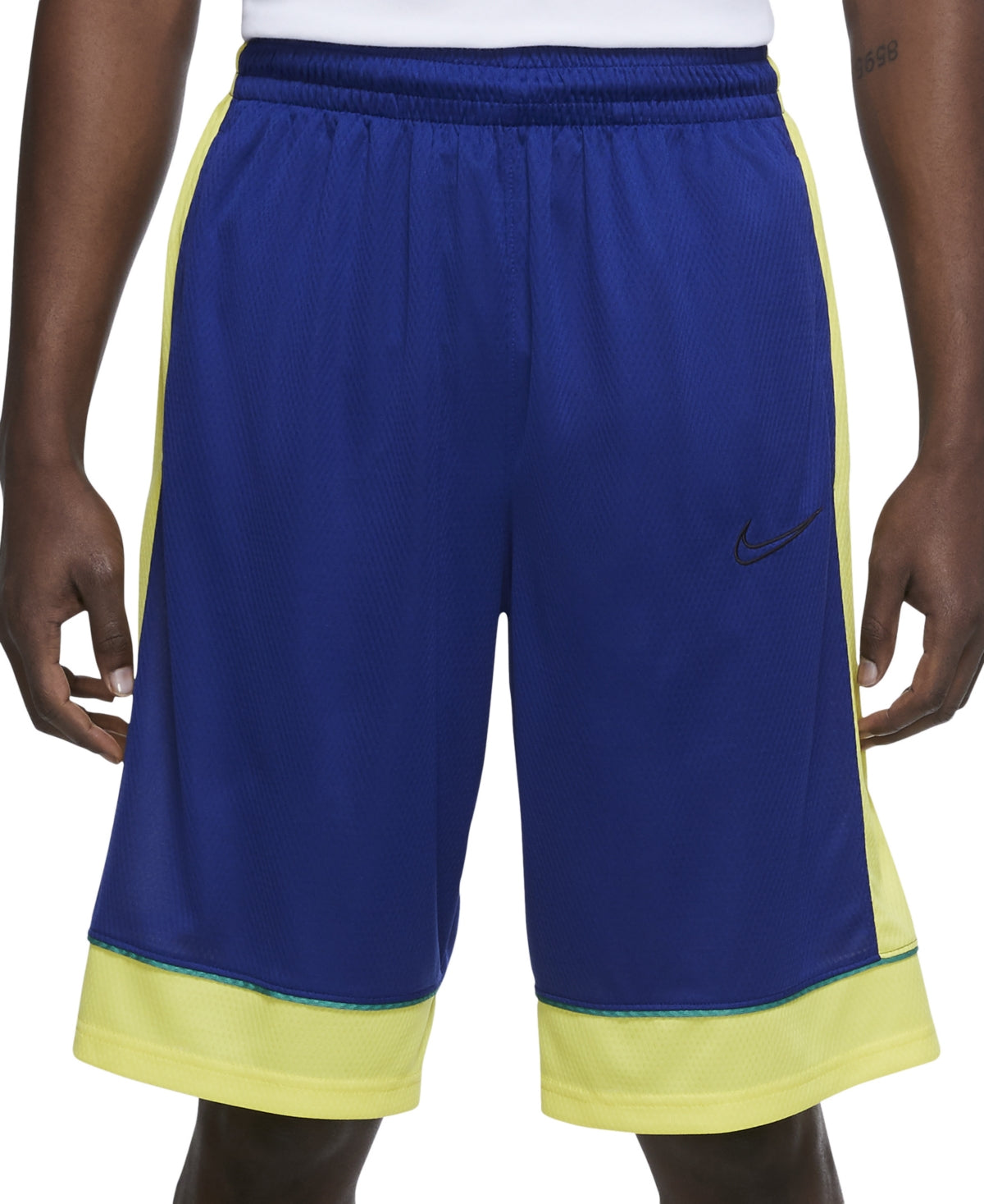 Shorts de basquete Nike Fastbreak Dri Fit masculino, azul, tamanho XX-G