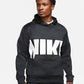 Moletom com capuz Nike masculino para basquete, preto, tamanho XX-G