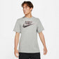 Camiseta Nike Camo Logo Masculina Cinza Tamanho Grande
