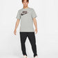 Camiseta Nike Camo Logo Masculina Cinza Tamanho Grande