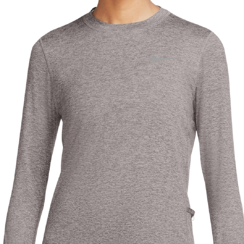 Camiseta Nike Element Dri Fit Feminina Cinza Tamanho P