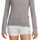 Camiseta Nike Element Dri Fit Feminina Cinza Tamanho P