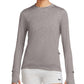 Camiseta Nike Element Dri Fit Feminina Cinza Tamanho Grande