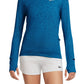 Camiseta Nike Element Dri Fit Feminina Azul Tamanho Grande