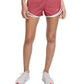 Shorts de corrida Nike Dri Fit Solid Tempo feminino, vermelho, tamanho XS