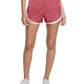 Shorts de corrida Nike Dri Fit Solid Tempo feminino rosa tamanho médio