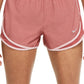 Shorts de corrida Nike Dri Fit Solid Tempo feminino rosa tamanho pequeno