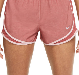 Shorts de corrida Nike Dri Fit Solid Tempo feminino rosa tamanho pequeno