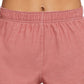 Shorts de corrida Nike Dri Fit Solid Tempo feminino rosa tamanho grande